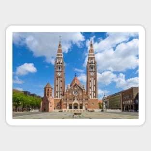 Votive Church in Szeged, Hungary Sticker